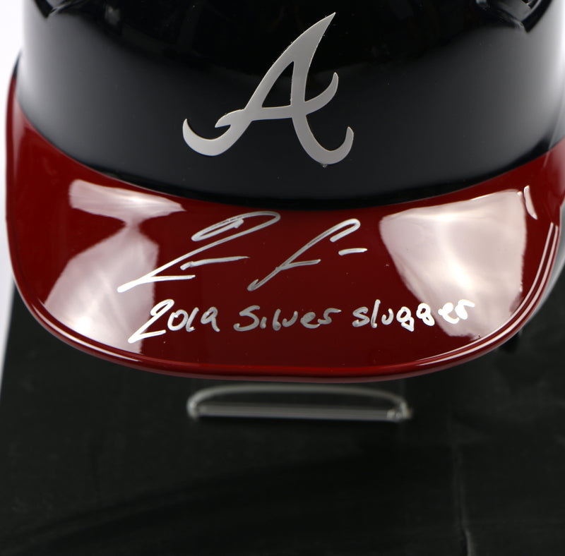 Ronald Acuna Signed Helmet Full Size Atlanta Braves "2019 Silver Slugger" Beckett