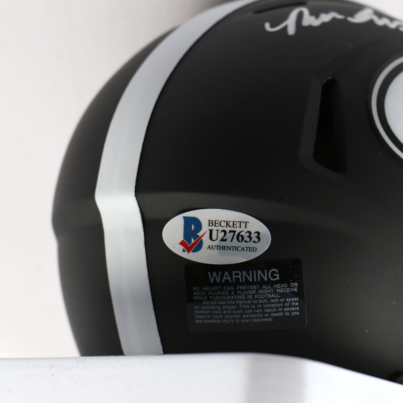Nolan Smith Signed Mini Helmet Eclipse Georgia Bulldogs Philly Eagles Beckett