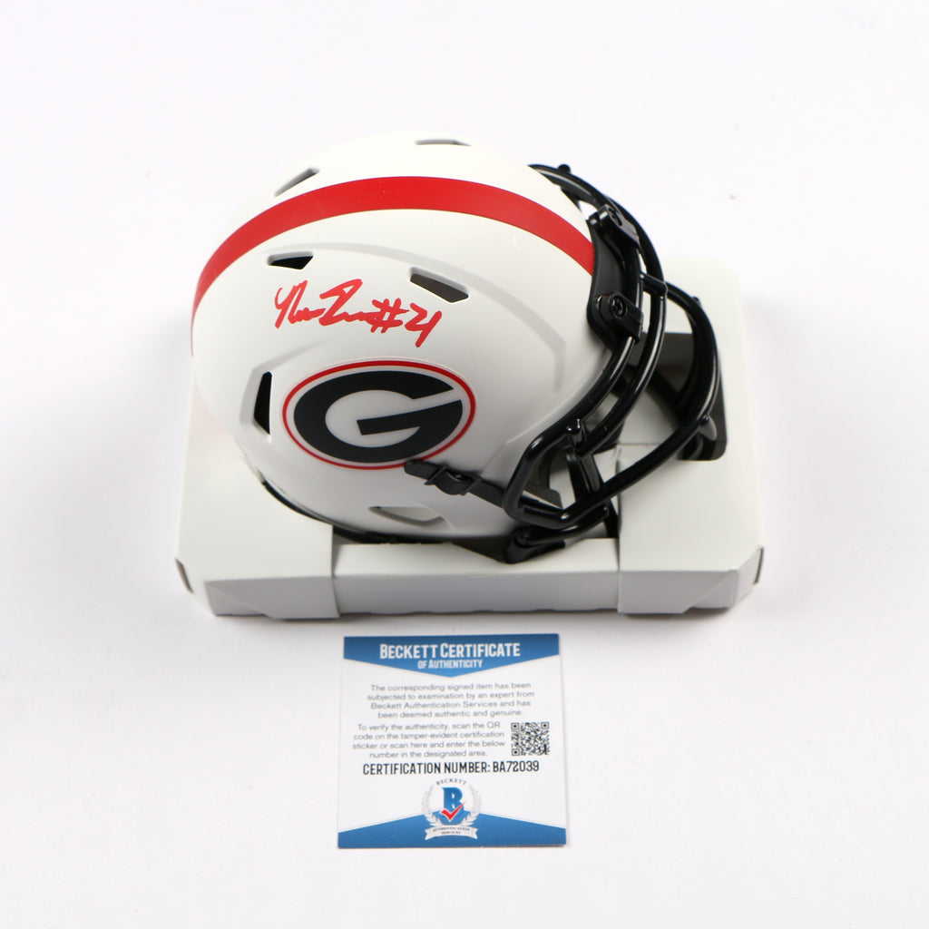 Nolan Smith Signed Mini Helmet Lunar Eclipse Georgia Bulldogs Eagles Beckett