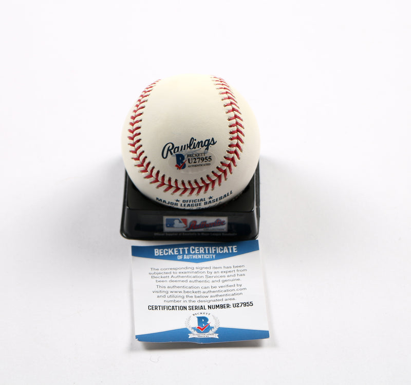 Ronald Acuna Signed Baseball 2019 Home Run Derby Atlanta Braves Beckett