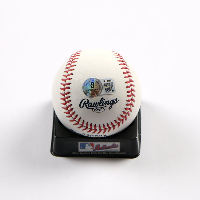 Alex Clemmey Signed Baseball 2025 Futures Game Washington Nationals Beckett
