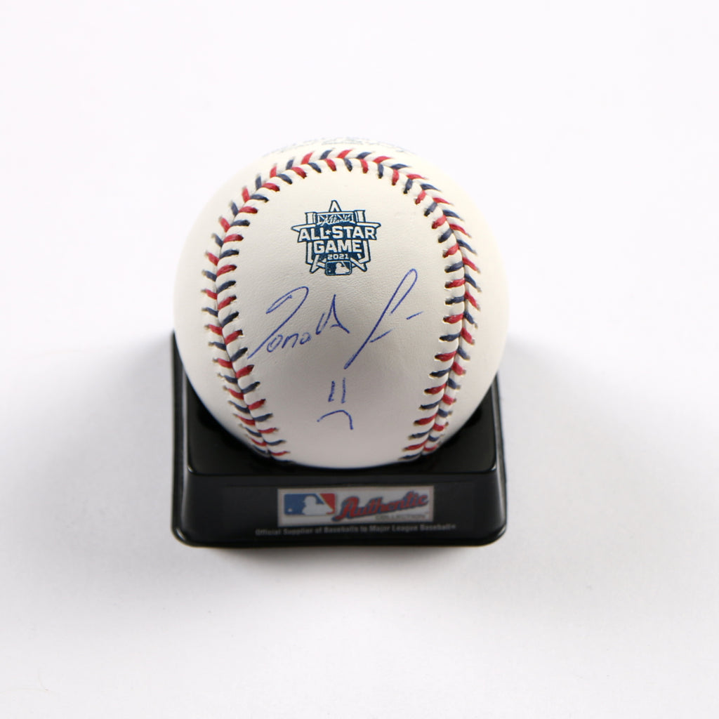 Ronald Acuna Jr. Signed 2021 All Star Game Baseball Atlanta Braves Beckett