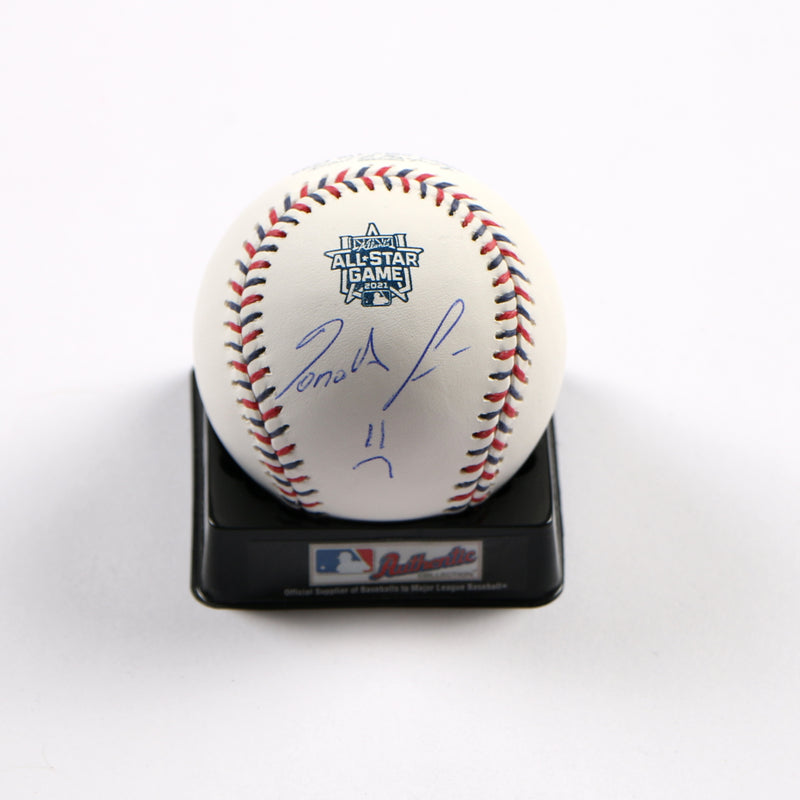 Ronald Acuna Jr. Signed 2021 All Star Game Baseball Atlanta Braves Beckett