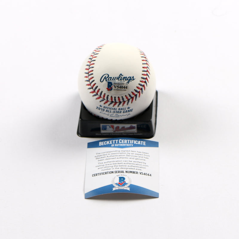 Ronald Acuna Jr. Signed  Baseball 2019 All Star GameAtlanta Braves "1st ASG" Beckett