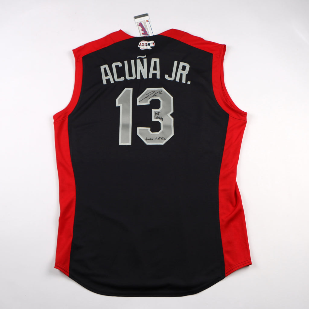 Ronald Acuña Jr. Signed Jersey 2019 All-Star Game Jersey 1st Atlanta Braves Beckett