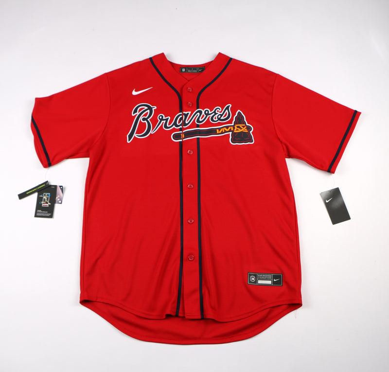 Ronald Acuna Jr. Signed Jersey Red Atlanta Braves Acuna Auto Jersey Beckett