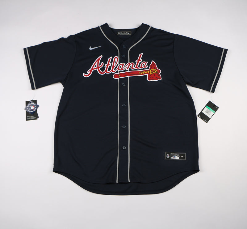 Ronald Acuna Jr. Signed Jersey Blue Atlanta Braves Acuna Auto Jersey Beckett