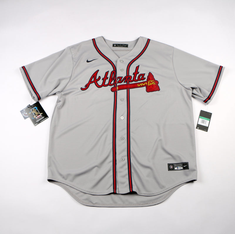 Ronald Acuna Jr. Signed Jersey Gray Atlanta Braves Acuna Auto Jersey Beckett