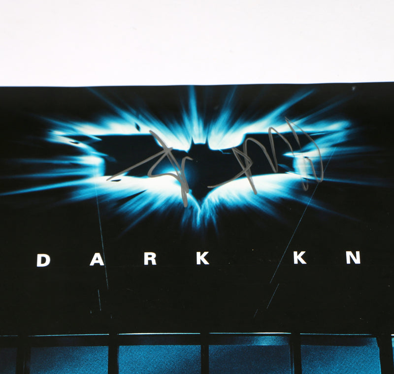 Christian Bale Signed Poster Original The Dark Knight Full Size Auto Beckett