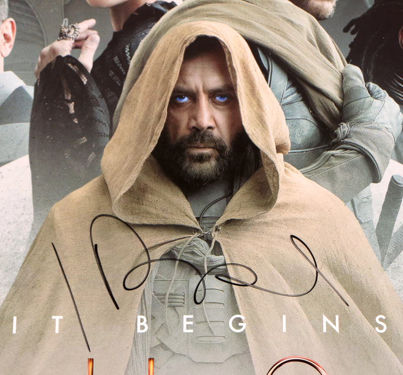 Javier Bardem Signed Poster Authentic Full Size Dune Auto Dune Movie Beckett
