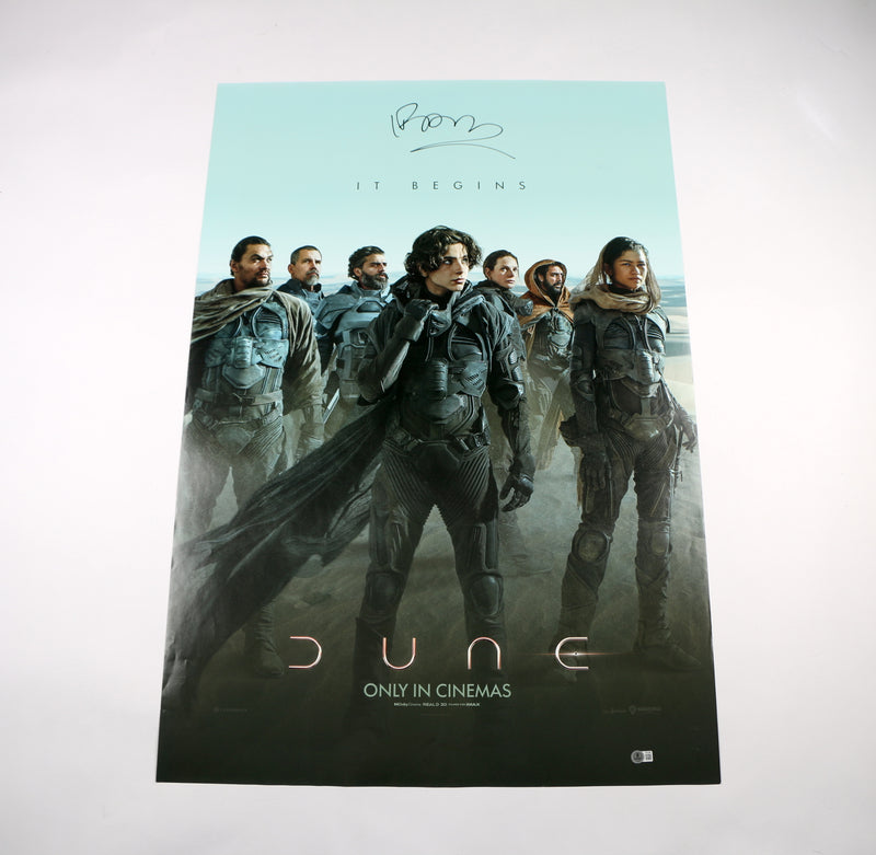 Javier Bardem Signed Poster Authentic Full Size Dune Auto Dune Movie Beckett