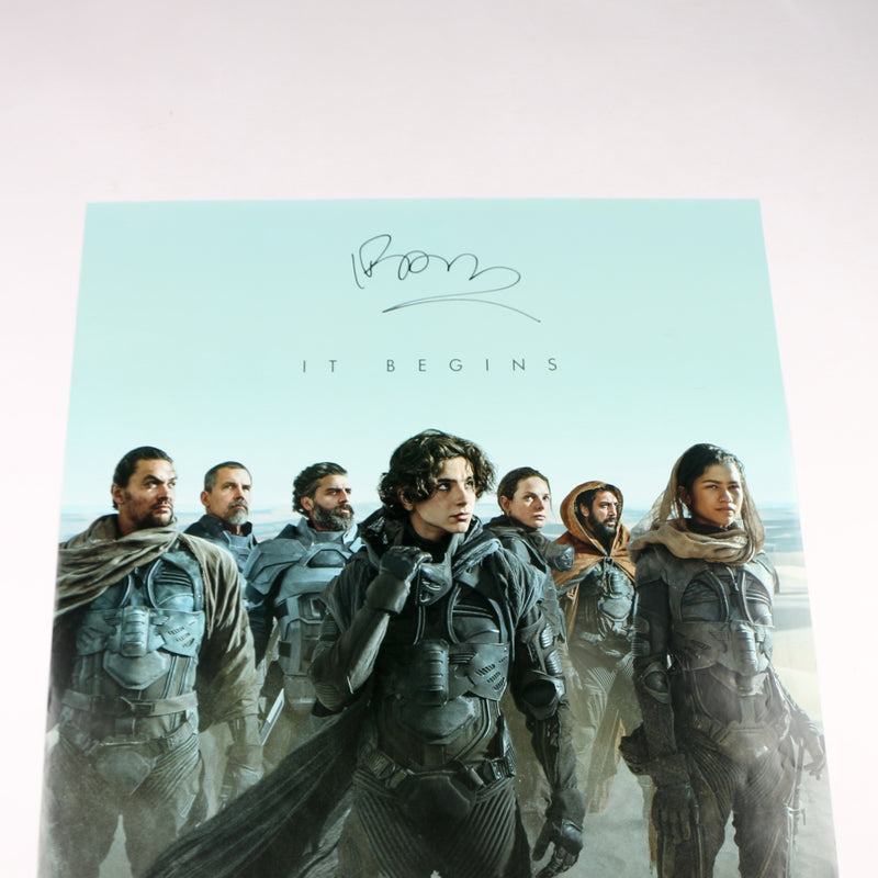 Javier Bardem Signed Poster Authentic Full Size Dune Auto Dune Movie Beckett