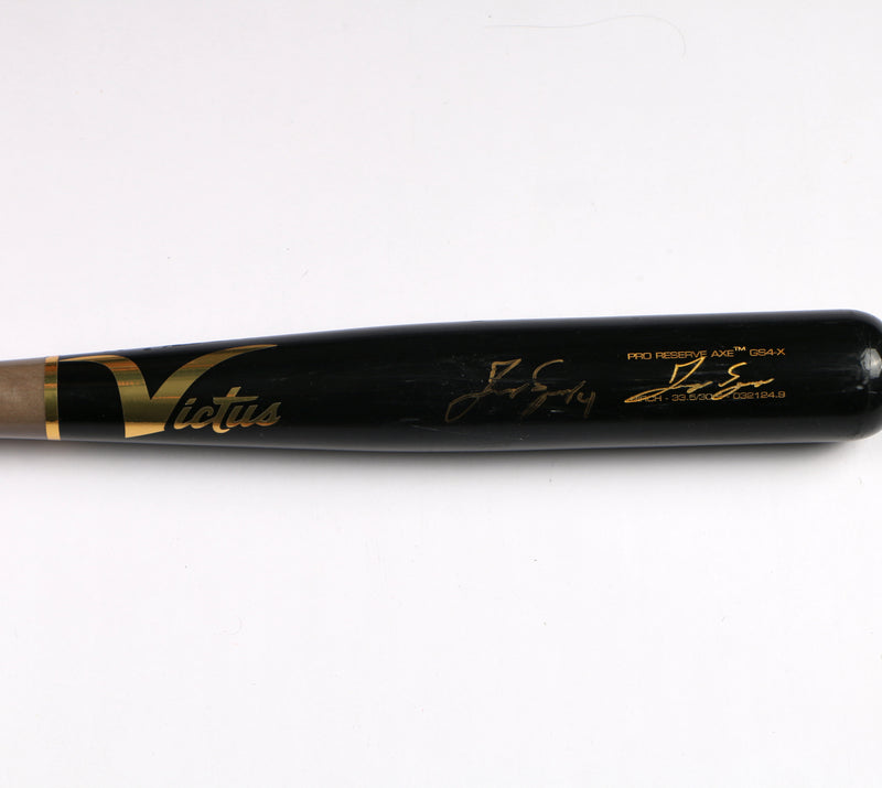 George Springer signed Bat Game Used Toronto Blue Jays Astros Beckett