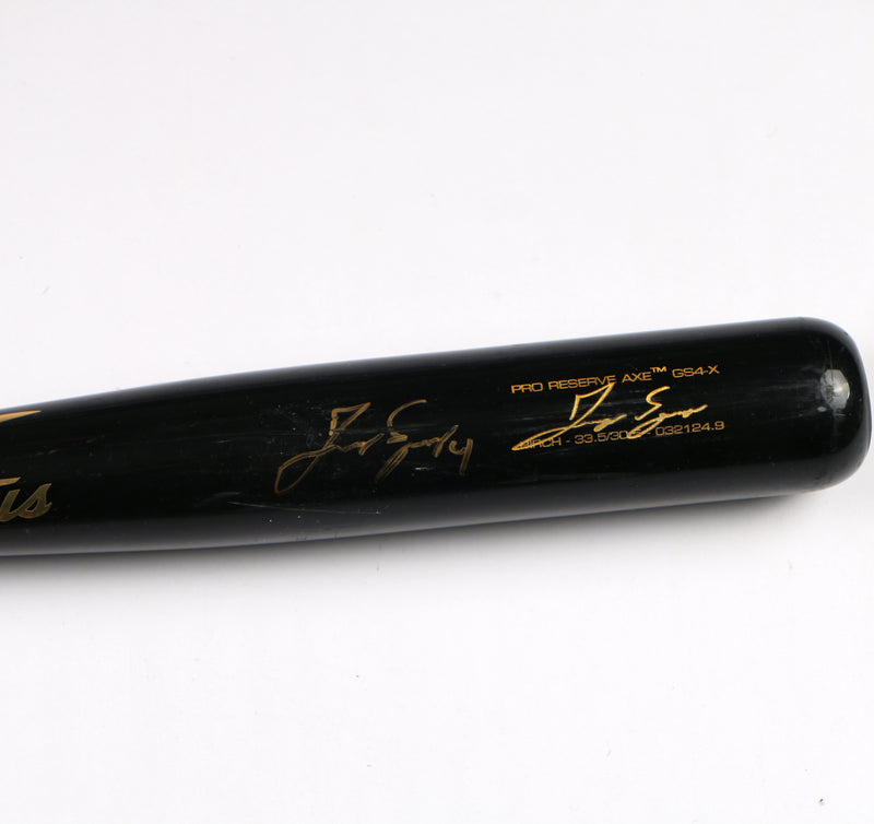George Springer signed Bat Game Used Toronto Blue Jays Astros Beckett