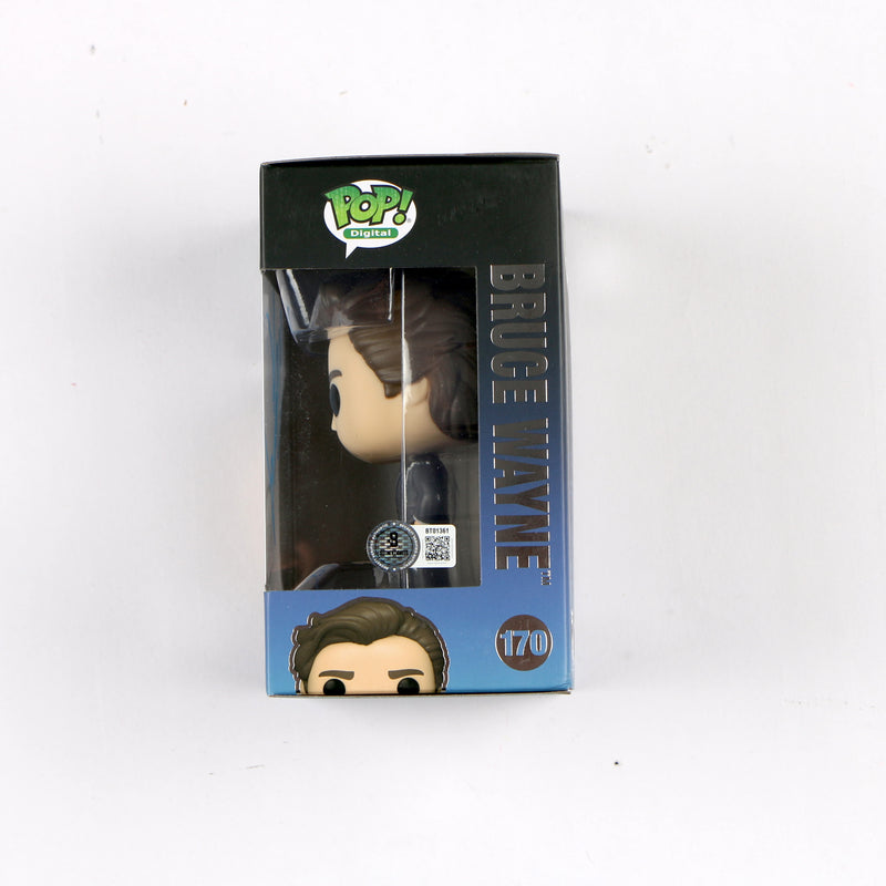 Christian Bale Signed Funko Pop 170 Bruce Wayne The Dark Knight Trilogy Beckett
