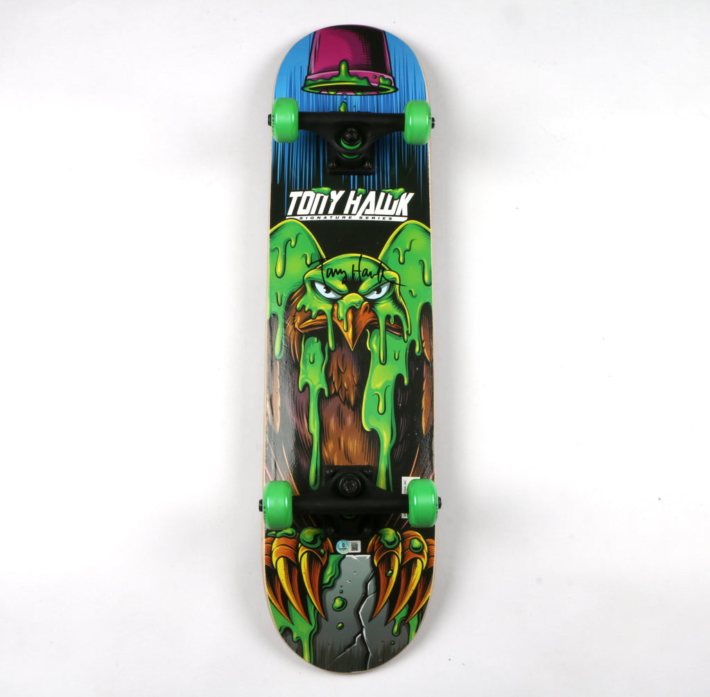 Tony Hawk Signed Skateboard Deck Pro Skater Tony Hawk Beckett