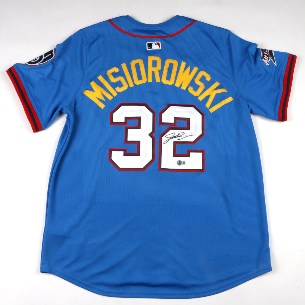 Jacob Misiorowski Signed Jerseyl 2025 All Star Game Milwaukee Brewers Beckett