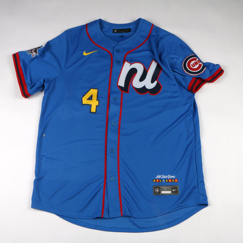 Pete Crow Armstrong Signed Jersey 2025 All Star Game Chicago Cubs Beckett