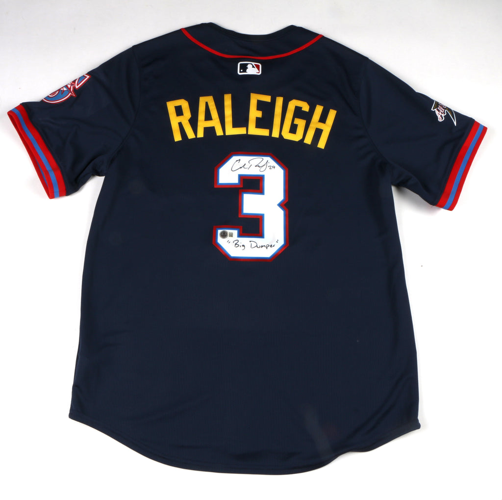 Cal Raleigh Signed Jersey 2025 All Star Game Seattle Mariners Big Dumper Beckett
