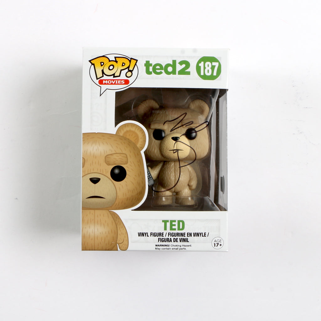 Mark Wahlberg Signed Funko Pop 188 Ted Ted 2 Beckett