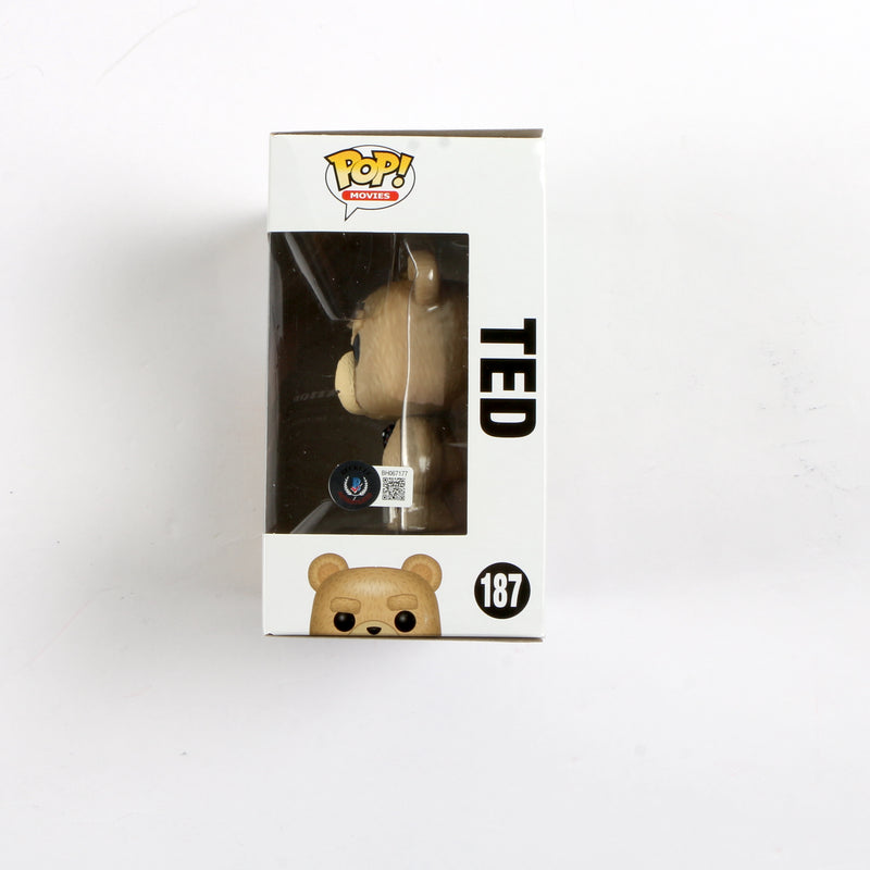 Pop 188 Mark Wahlberg Signed Funko Pop 188 Ted Ted 2 Beckett – More Than Sports