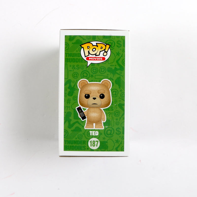 Pop 188 Mark Wahlberg Signed Funko Pop 188 Ted Ted 2 Beckett – More Than Sports