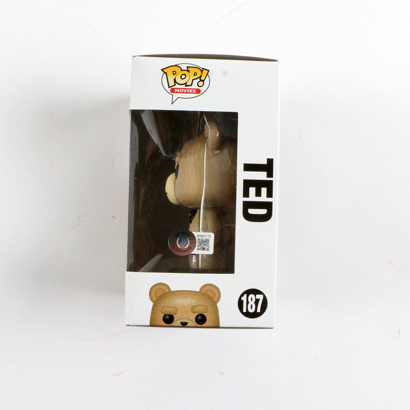 Mark Wahlberg Signed Funko Pop 188 Ted Ted 2 Beckett