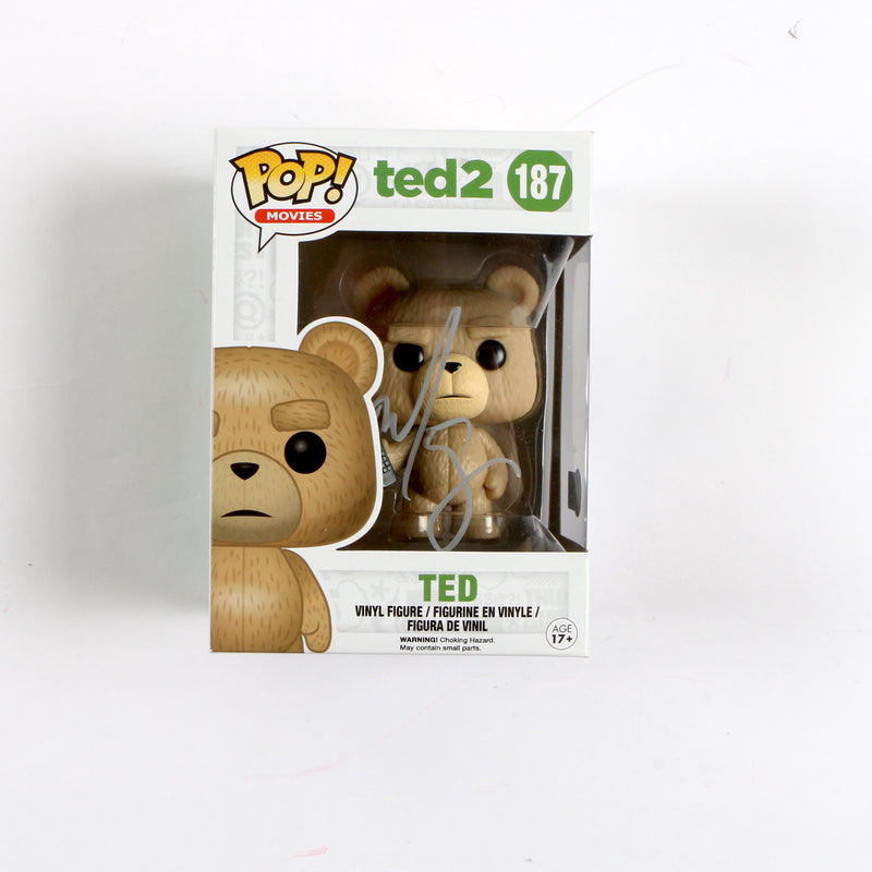 Mark Wahlberg Signed Funko Pop 188 Ted Ted 2 Beckett