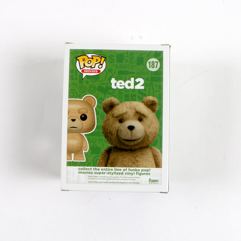 Mark Wahlberg Signed Funko Pop 188 Ted Ted 2 Beckett