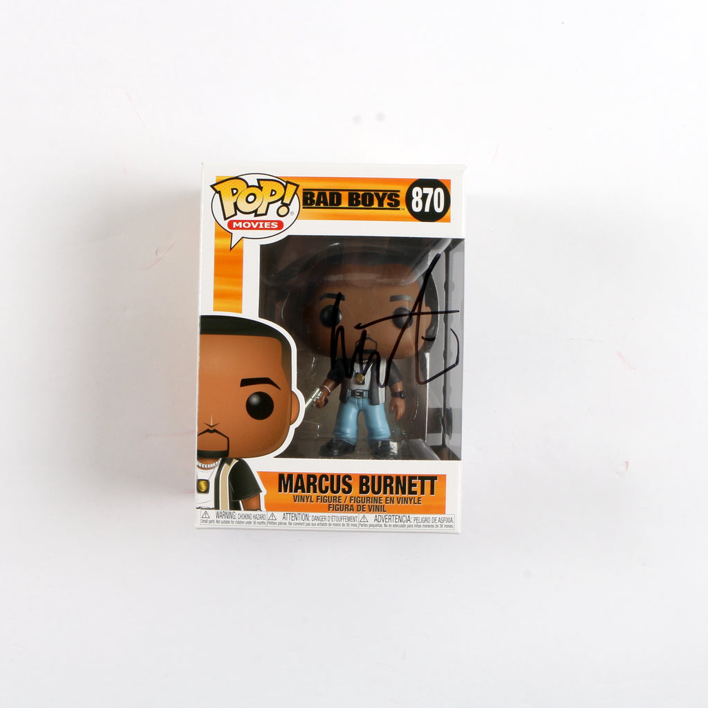 Martin Lawrence Signed Funko Pop 870 Bad Boys 'Marcus Burnett' Martin Lawrence Autograph Beckett COA