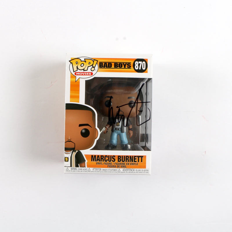 Martin Lawrence Signed Funko Pop 870 Bad Boys 'Marcus Burnett' Martin Lawrence Autograph Beckett COA