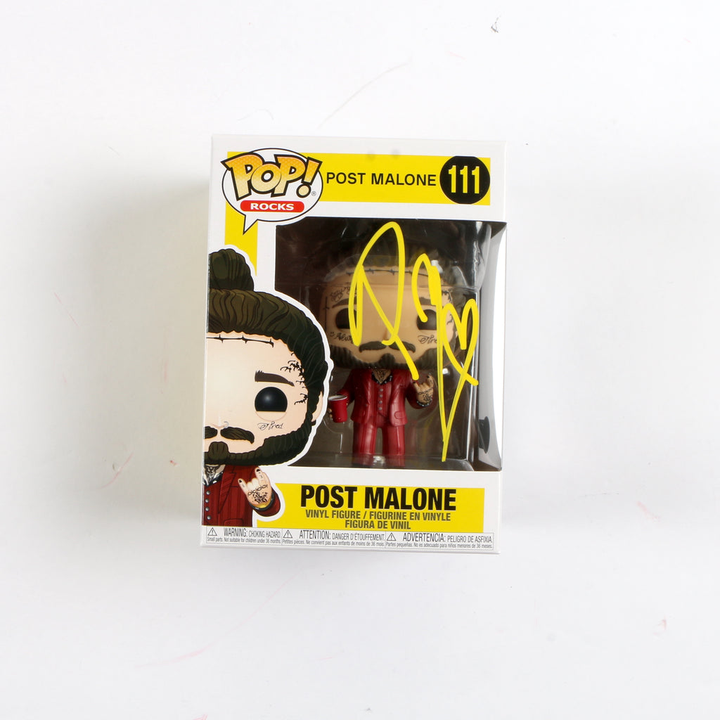 Post Malone Signed Funko Pop Post Malone 111 Pop Rocks Music Beckett