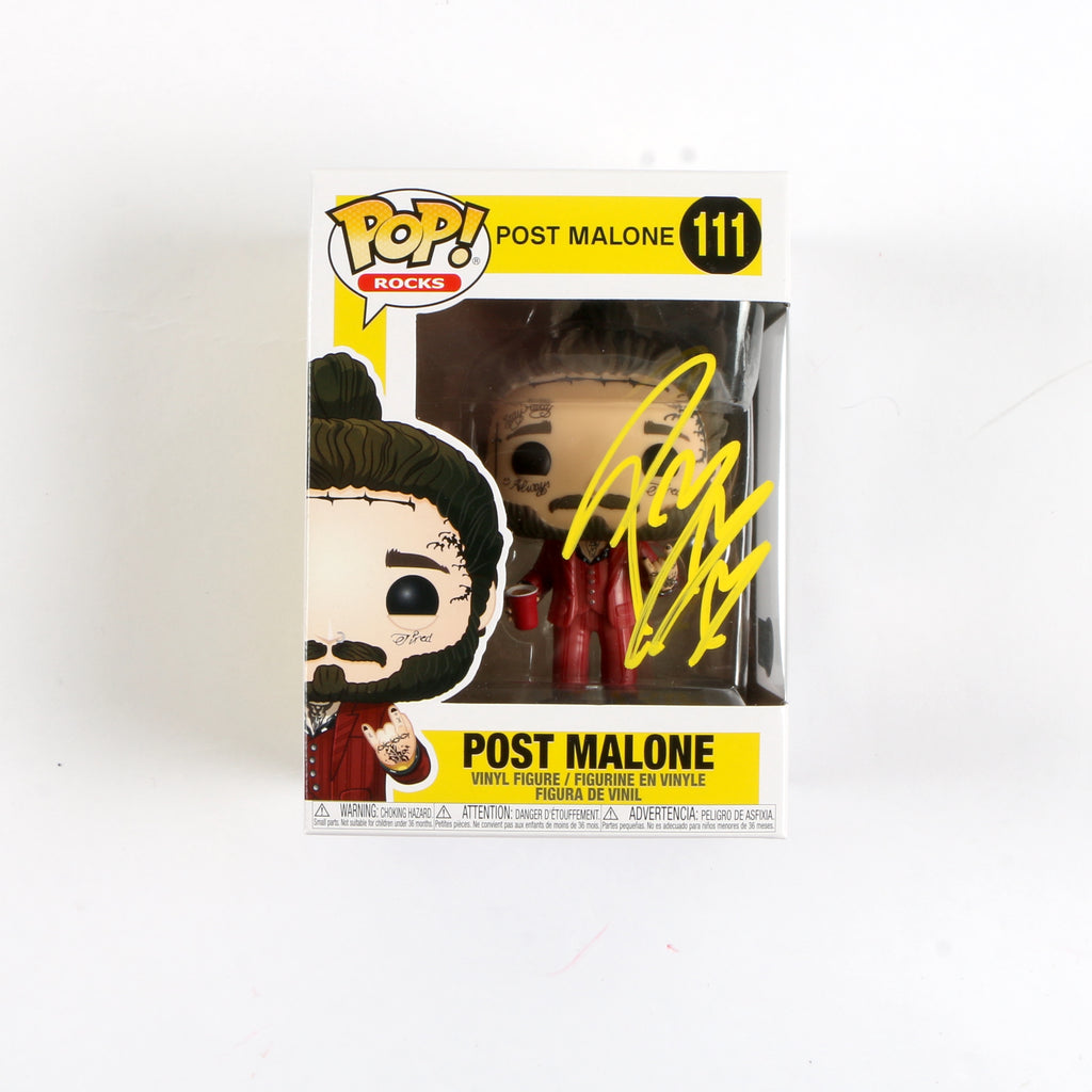 Post Malone Signed Funko Pop Post Malone 111 Pop Rocks Music Beckett