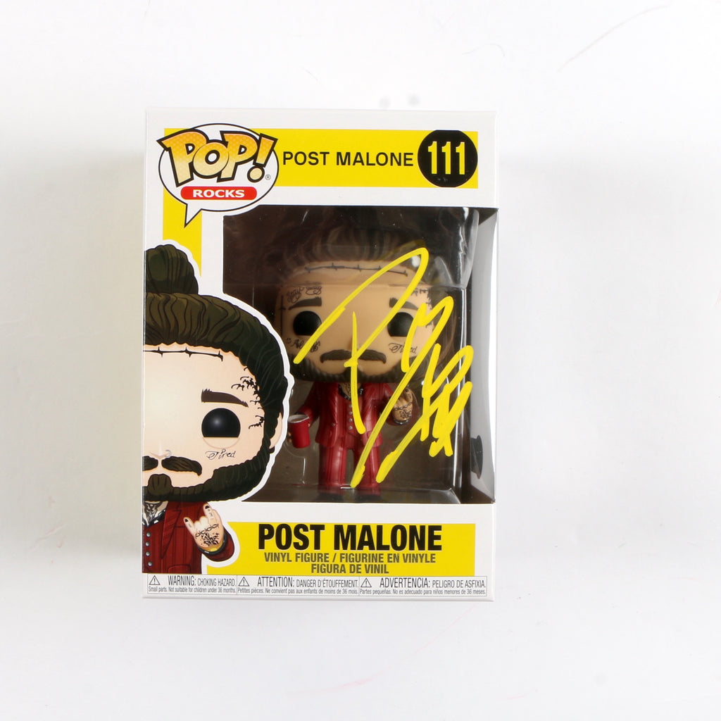 Post Malone Signed Funko Pop Post Malone 111 Pop Rocks Music Beckett