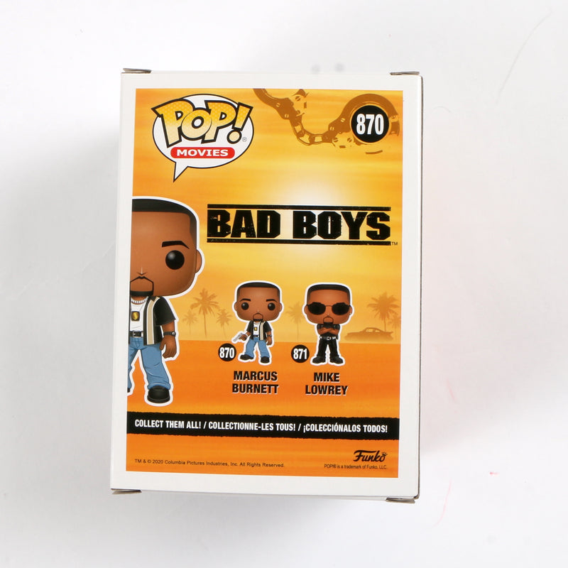 Martin Lawerence Signed Funko Pop Bad Boys Marcus Burnett 870 Beckett