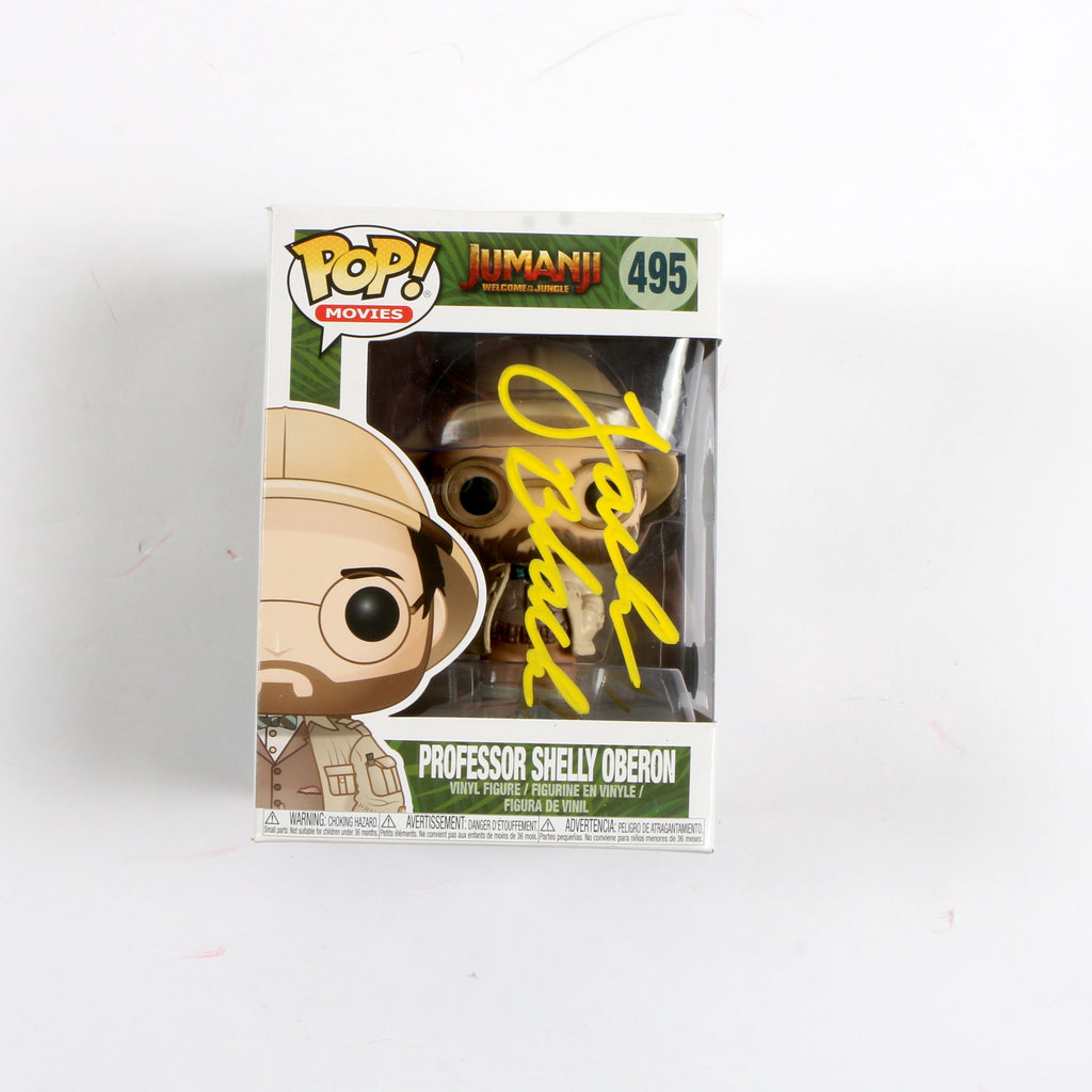 Jack Black Signed Funko Pop Professor Shelley Jumanji 495 Pop Movies Beckett