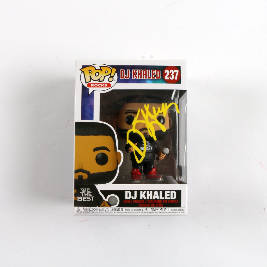 DJ Khaled Signed Funko Pop DJ Khaled 237 Pop Rocks Music Beckett