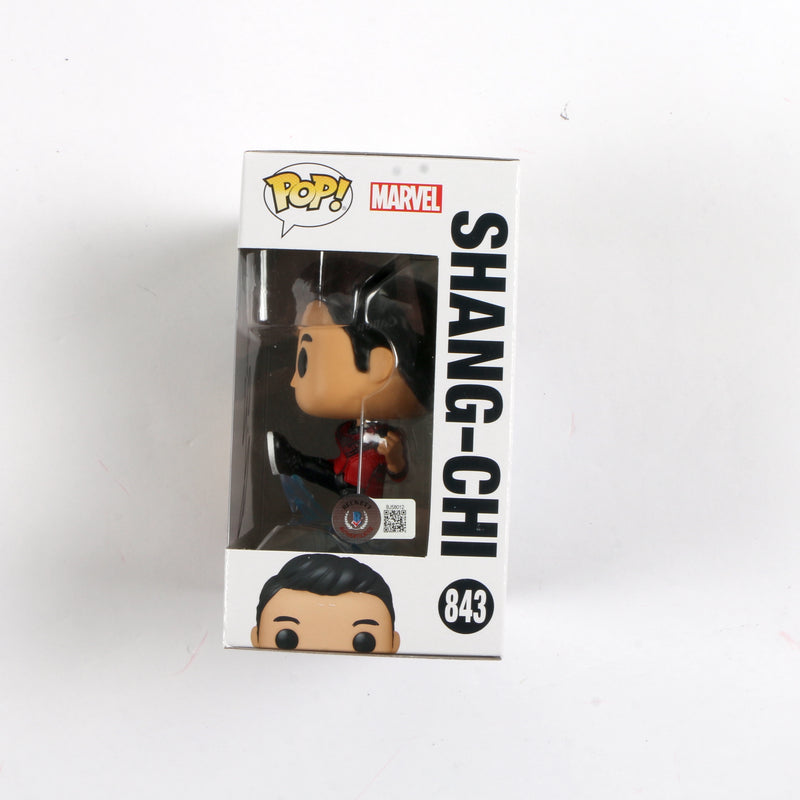 Simu Liu Signed Funko Pop Shang Chi 843 Pop Marvel Beckett