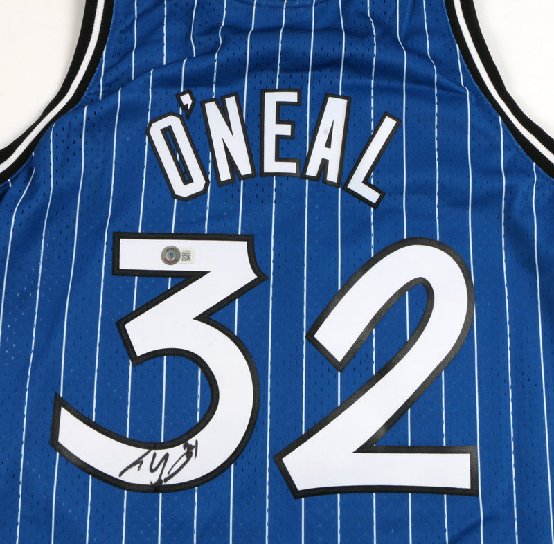 Shaq Signed Jersey Orlando Magic Authentic Shaquille O'neal Autograph Beckett
