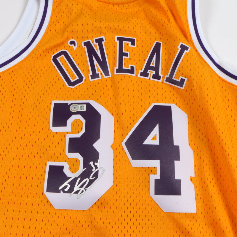 Shaquille O'Neal Signed Los Angeles Lakers Mitchell & Ness Black