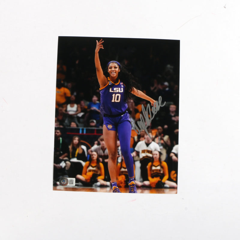 Angel Reese Signed Photo 8x10 LSU Tigers Women's Basketball Champion Beckett