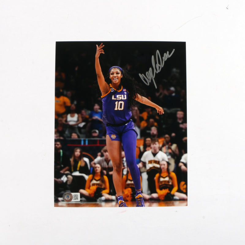 Angel Reese Signed Photo 8x10 LSU Tigers Women's Basketball Champion Beckett