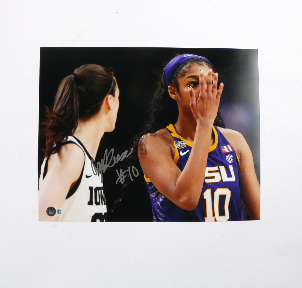 Angel Reese Signed Photo 11x14 LSU Tigers Women's Basketball Champion Beckett