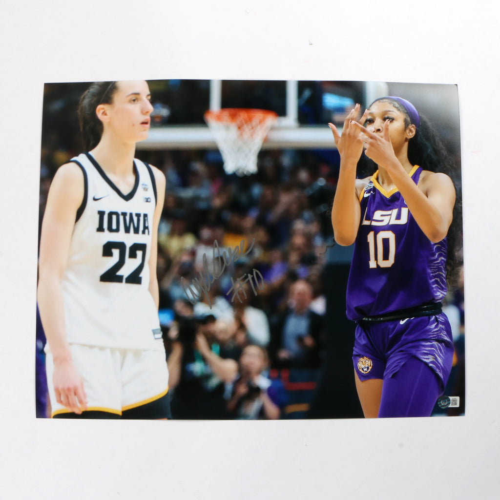 Angel Reese Signed Photo 16x20 LSU Tigers Women's Basketball Champion Beckett