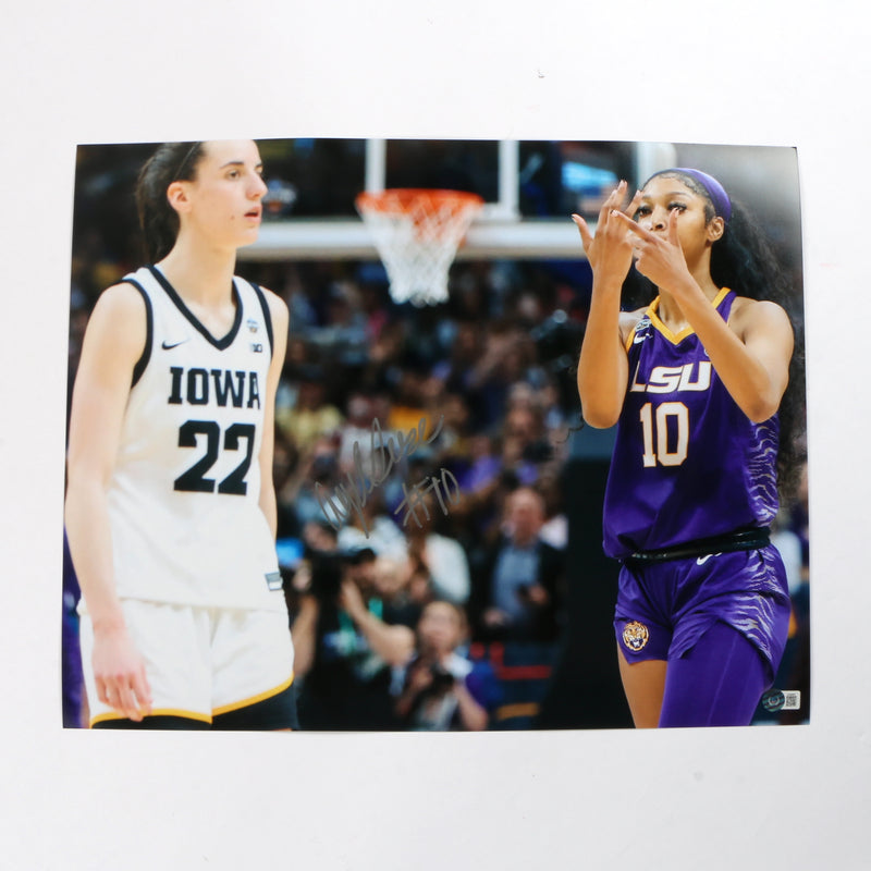 Angel Reese Signed Photo 16x20 LSU Tigers Women's Basketball Champion Beckett