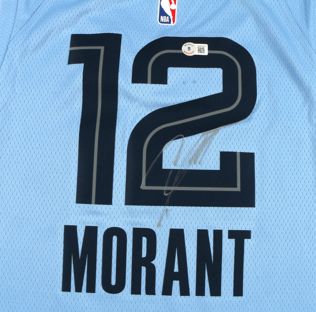 Ja Morant Memphis Grizzlies 2021 Game Worn Jersey, Collectible