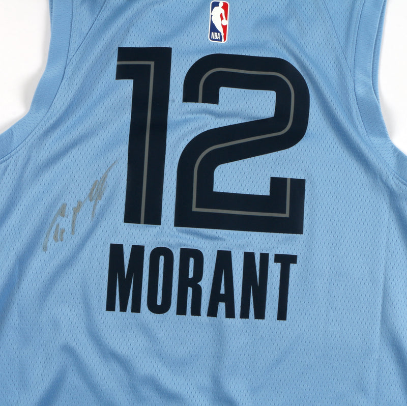 JA Morant Signed Autographed Jersey Memphis Grizzlies Beckett