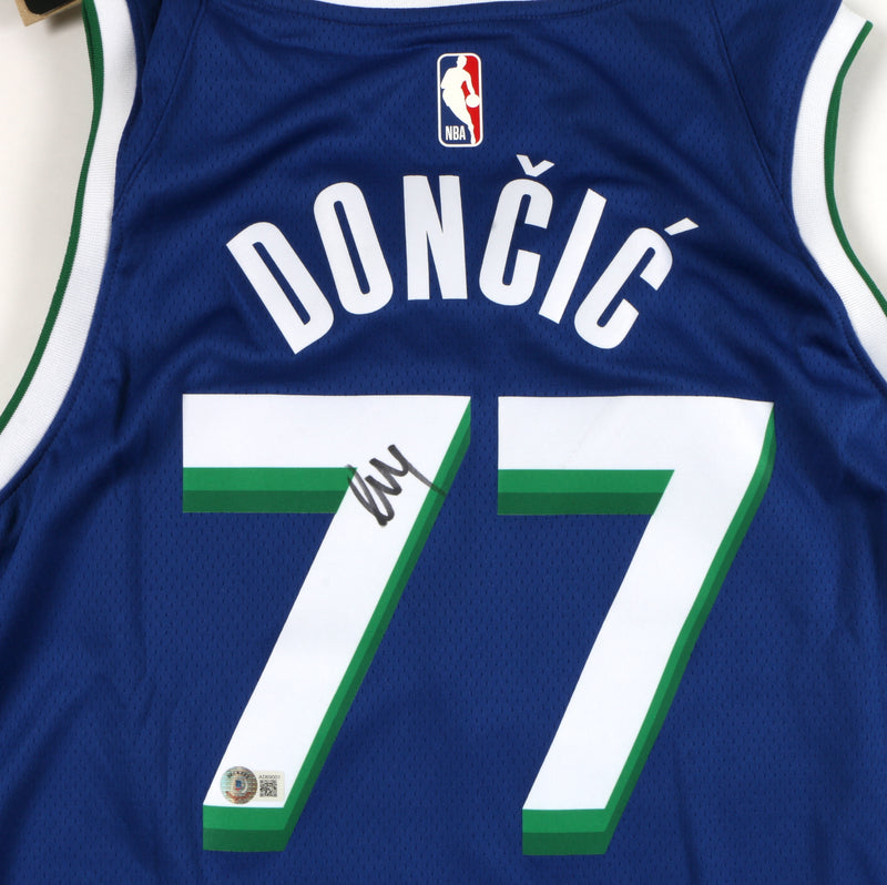 luka doncic signed jersey