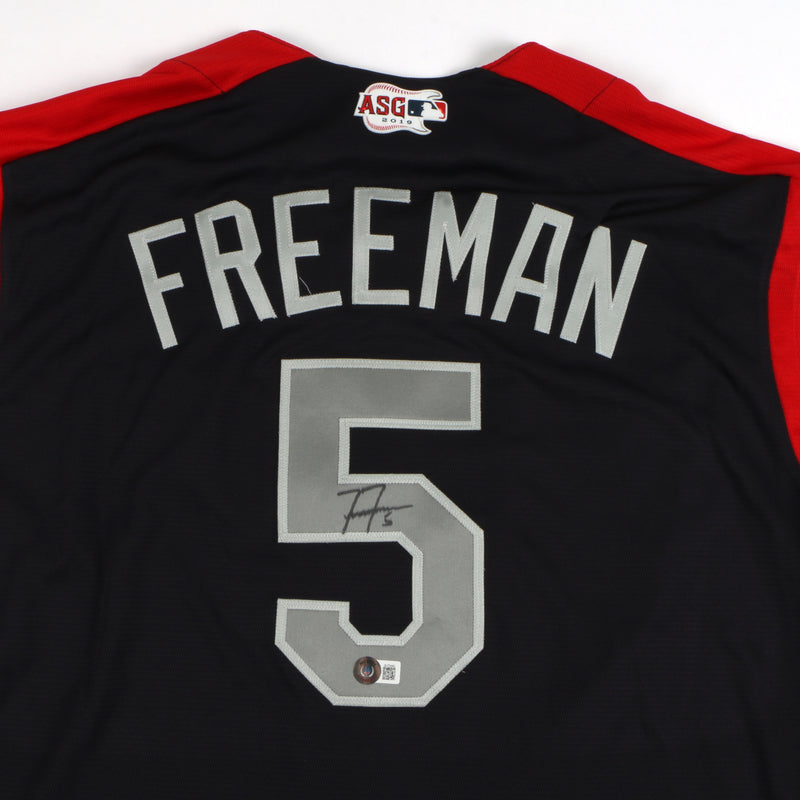 Freddie Freeman Signed 2019 All Star Jersey Braves Los Angelos Dodgers Baseball Beckett
