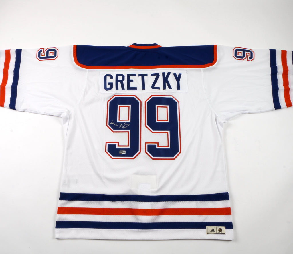 Wayne Gretzky signed autographed Jersey Edmonton Oilers Beckett COA